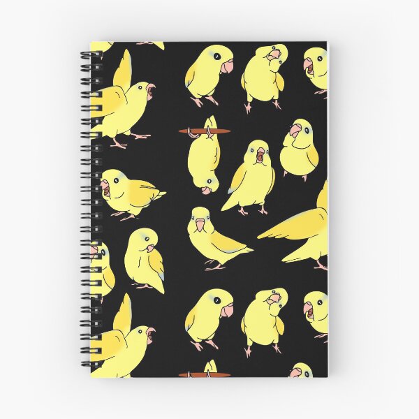 Item preview, patrón de doodle de loro amarillo designed and sold by FandomizedRose.
