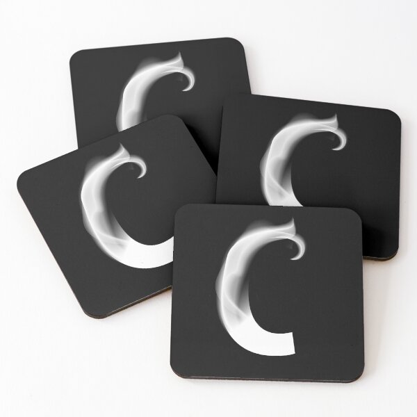 Item preview, Smoke on C Alphabet Letter Design designed and sold by PonDeArt.