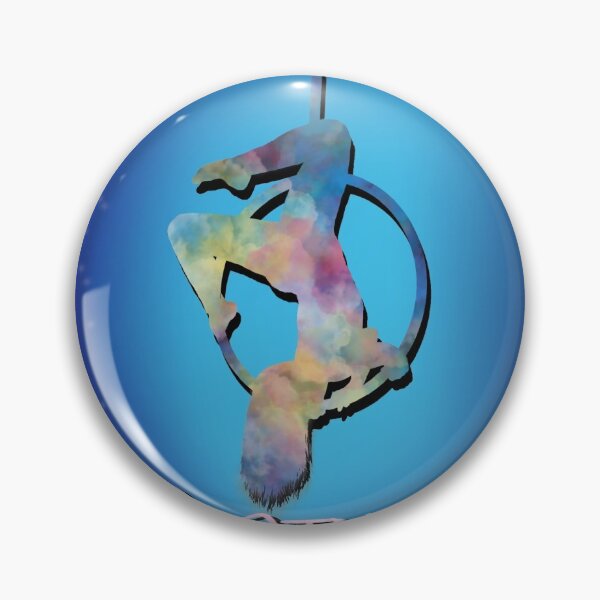 Item preview, Aerial hoop birthday card designed and sold by HalfmoonCreativ.