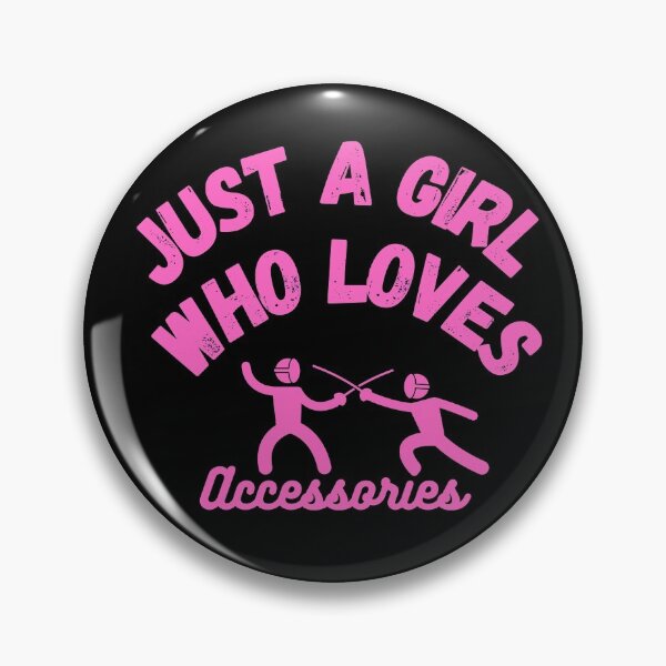 Item preview, Just a Girl Who Loves Fencing designed and sold by Mothe3rd.