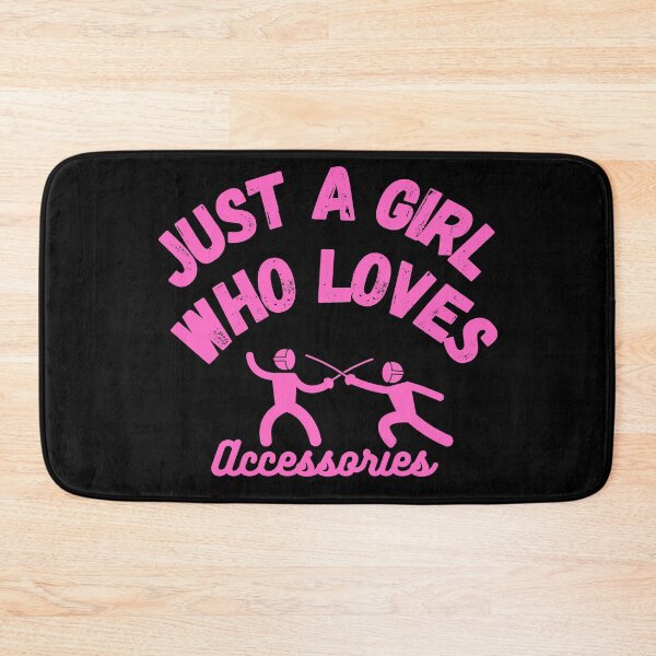 Item preview, Just a Girl Who Loves Fencing designed and sold by Mothe3rd.