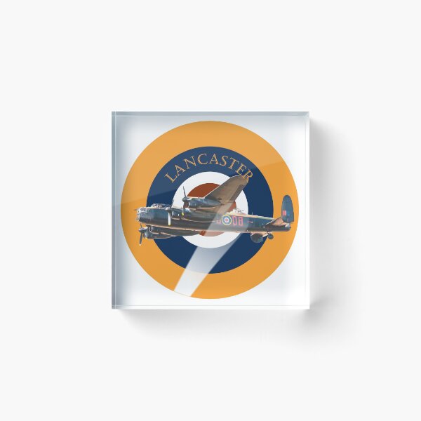 Item preview,  Lancaster Bomber in a searchlight beam in RAF roundel  designed and sold by ajtechdesigns.