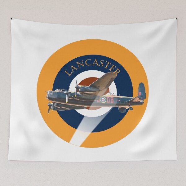 Item preview,  Lancaster Bomber in a searchlight beam in RAF roundel  designed and sold by ajtechdesigns.