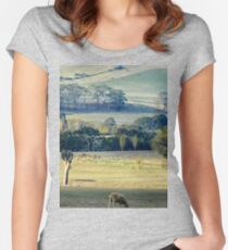 Autumn view Women's Fitted Scoop T-Shirt