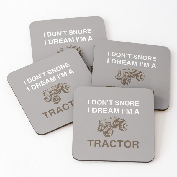Item preview, Copy of I don't snore I dream I'm a Tractor - funny Tractor lover gift designed and sold by Artsy Apparels.