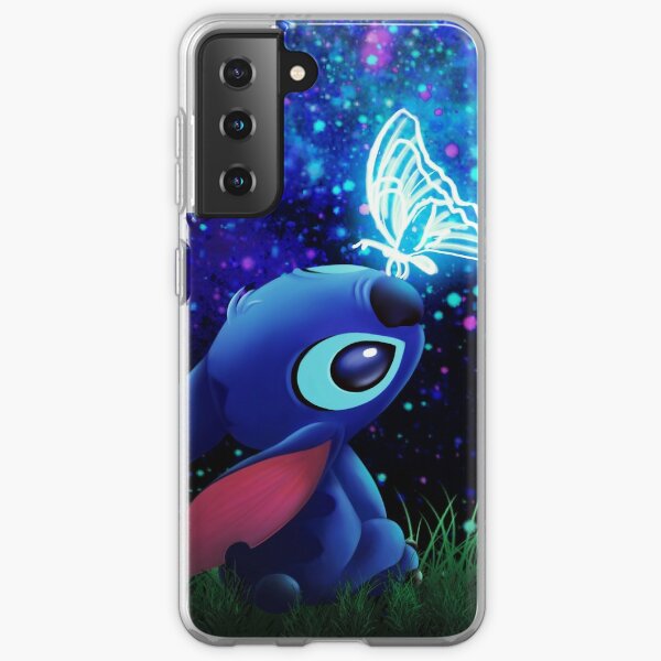 stitch butterfly Starry sky Samsung Galaxy Soft Case