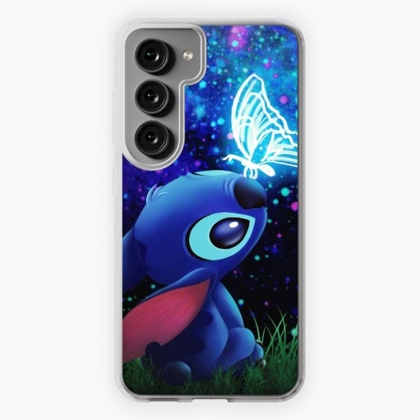 Funda para Samsung Galaxy S22 Plus Oficial de Disney Angel & Stitch Beso -  Lilo & Stitch