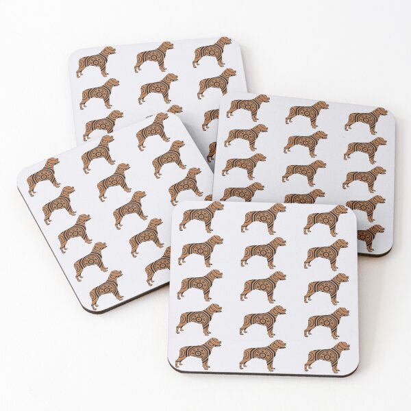 Item preview, Rottweiler Dog Mandala Cute Artistic Brown Puppy Drawing designed and sold by clothesy7.