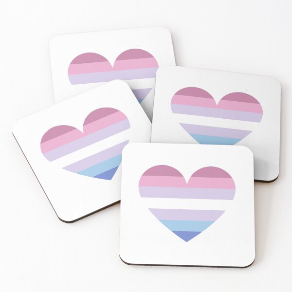 Item preview, Pride Flag Heart -Bigender Pride - White Background designed and sold by thesassypanda.