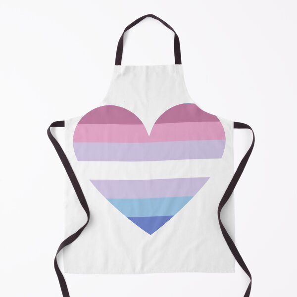 Item preview, Pride Flag Heart -Bigender Pride - White Background designed and sold by thesassypanda.