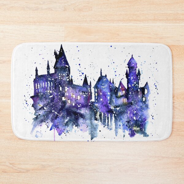 Item preview, Magic castle silhouette watercolor designed and sold by Zavyalova-art.