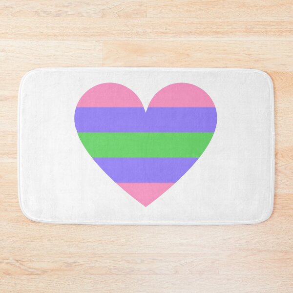 Item preview, Pride Flag Heart - Trigender Pride - White Background designed and sold by thesassypanda.