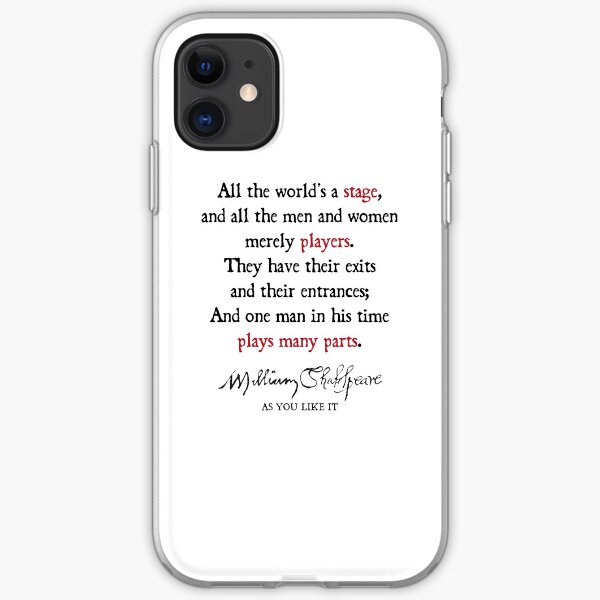 Todo el mundo es un escenario Funda blanda para iPhone