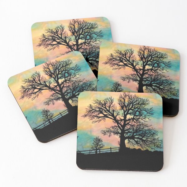Item preview, Oak Tree in Winter Sunset designed and sold by Wendy Usher.