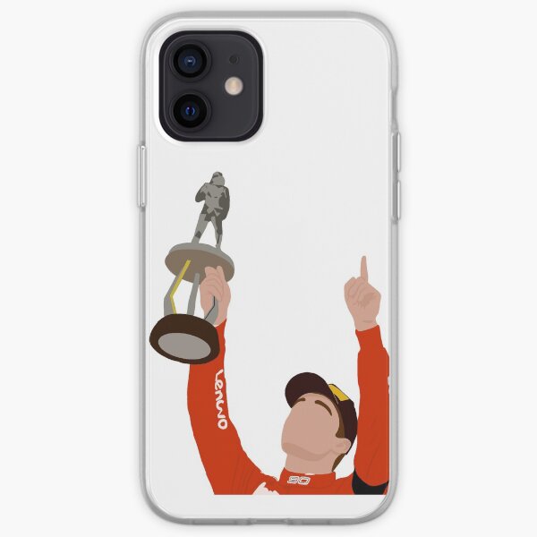 Charles Leclerc after winning the 2019 Belgian Grand Prix at Spa Francorchamps iPhone Soft Case