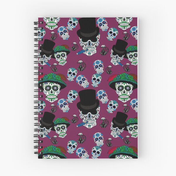 Item preview, purple calaveras designed and sold by elodiemarc24.