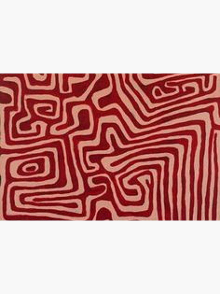 red and pink swirl pattern by aesthetic--art