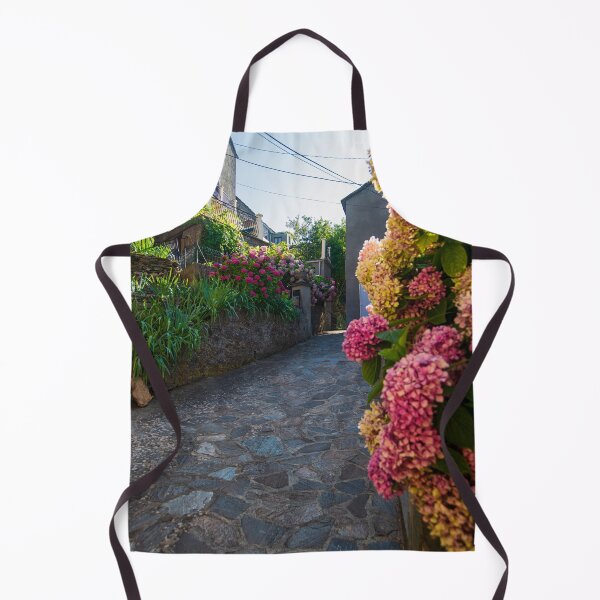 Item preview, narrow flowered alley in Corsica designed and sold by FotoMahieu.
