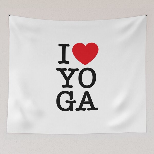 Item preview, I LOVE YOGA  designed and sold by catsandmore.