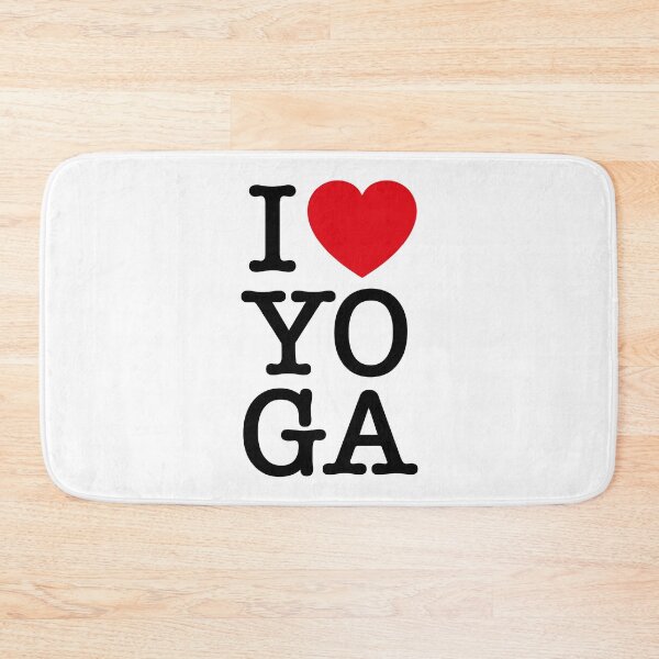 Item preview, I LOVE YOGA  designed and sold by catsandmore.