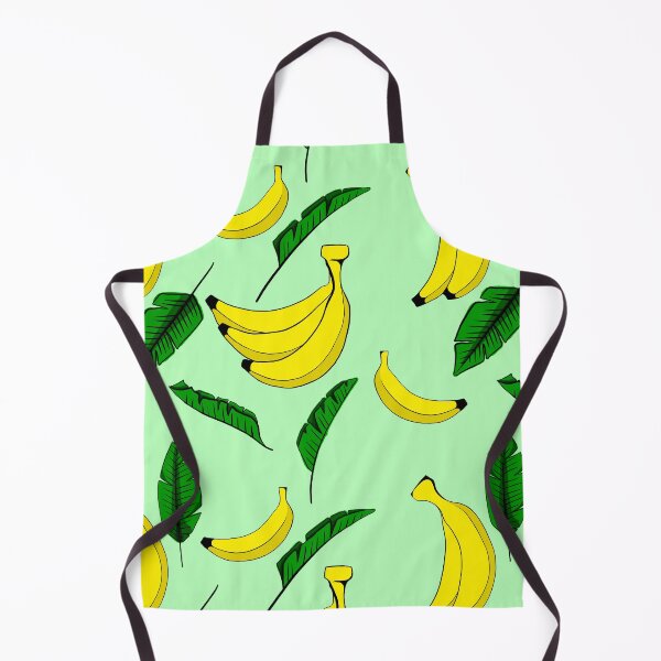 Item preview, Bananas and Leaves with White Background Summer Fruits Design designed and sold by SemDesigns1.