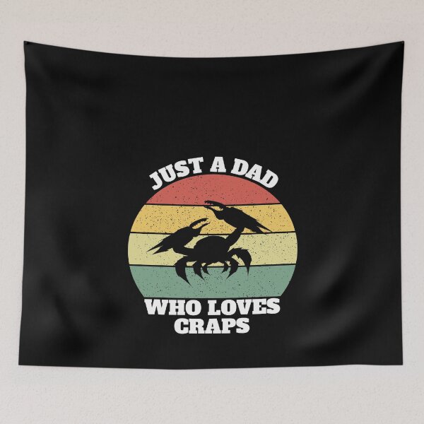 Item preview, Just A Dad Who Loves Craps designed and sold by Salvadax.