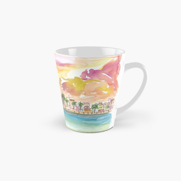 Item preview, Martinique Fort de France Waterfront at Sunrise designed and sold by artshop77.