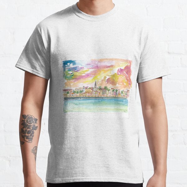 Martinique Fort de France Waterfront au lever du soleil T-shirt classique