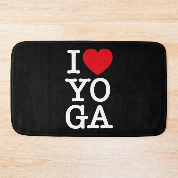 Item preview, I Love YOGA  designed and sold by catsandmore.