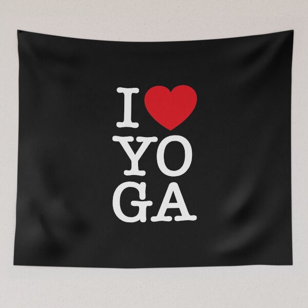Item preview, I Love YOGA  designed and sold by catsandmore.