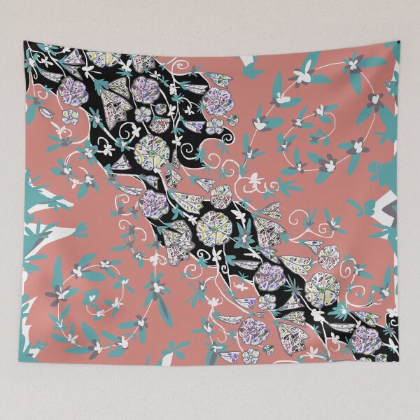 Item preview, Blooming flower river designed and sold by ZjalDesign.