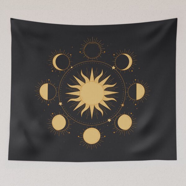 Item preview, Sun, Moon, Stars designed and sold by rapho.