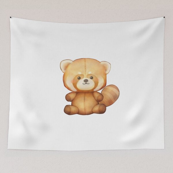 Item preview, Adorable Fluffy Red panda ! designed and sold by MYOMYO.