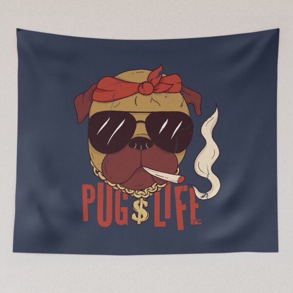 Item preview, Pug Life Thug Life - Pug Thug Life designed and sold by K-icon.