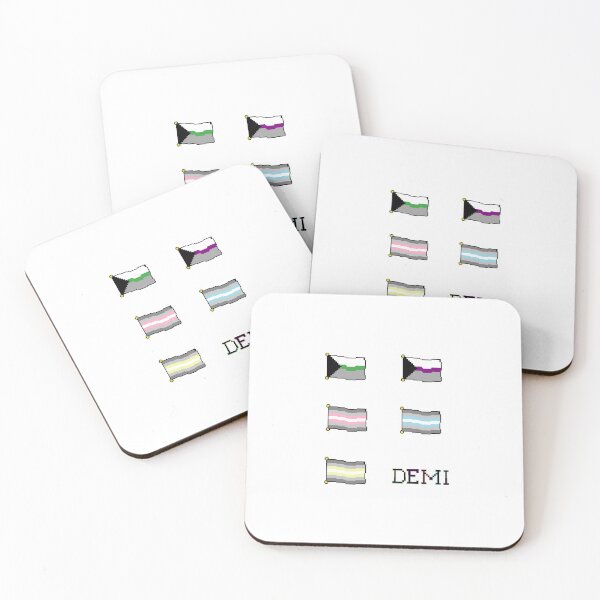 Item preview, Demi pride flags designed and sold by Tea vee.