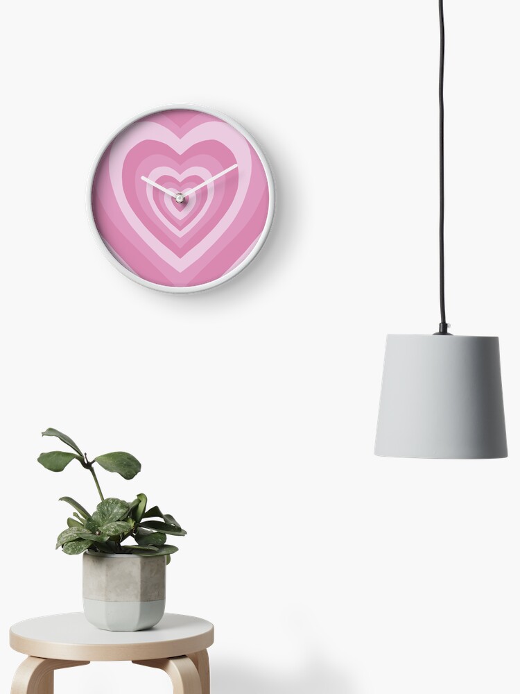 Pink Retro Heart Sticker for Sale by muffinstandd