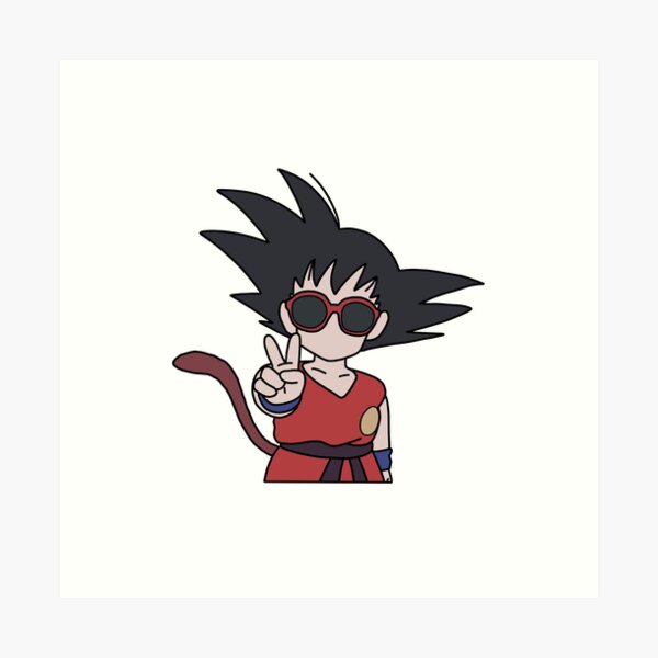 Petit saiyan Impression artistique
