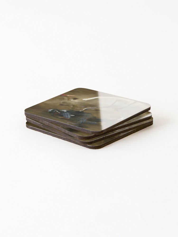 Thumbnail 4 of 5, Coasters (Set of 4), Bull Riding Wreck designed and sold by Rodeo-Photos.