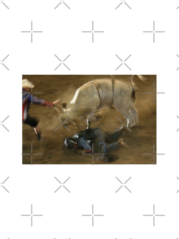 Thumbnail 5 of 5, A-Line Dress, Bull Riding Wreck designed and sold by Rodeo-Photos.