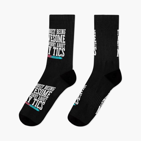 Item preview, Too Busy Being Awesome To Worry About My Tics. Tourette Syndrome, Tourette’s Awareness  designed and sold by MJDezigns.