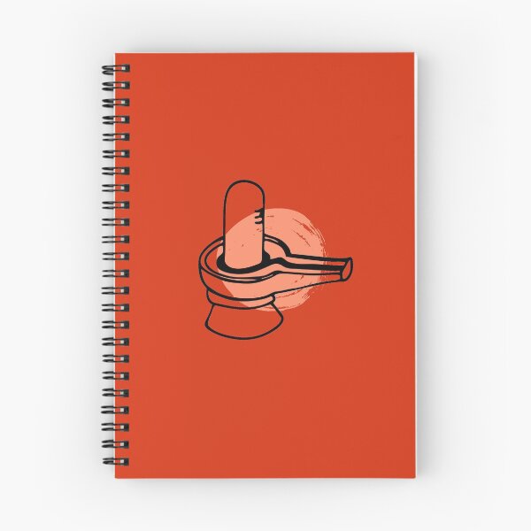 Item preview, Shivalingam, an abstract image of Lord Shiva. Doodle illustration on orange background. designed and sold by Valeriya Yanchkovskaya.