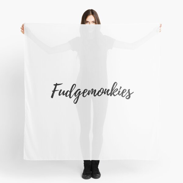 Fudgemonkies Sticker Quote Scarf