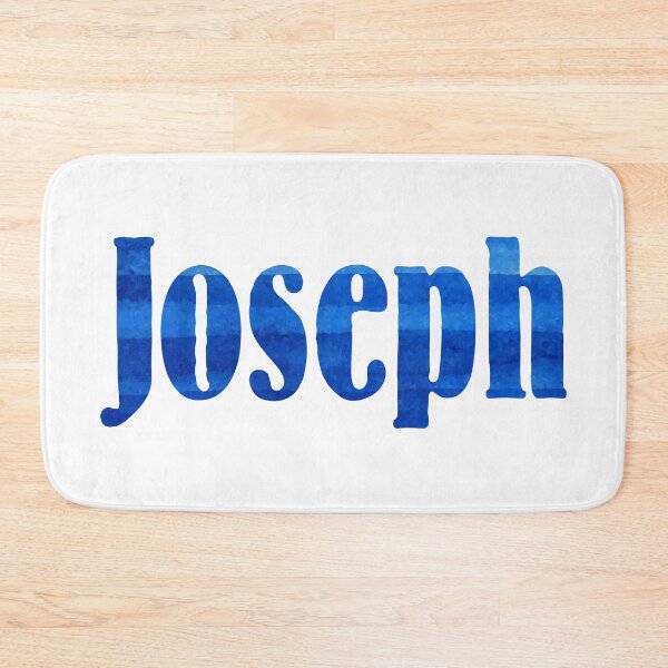 Item preview, Joseph boys name blue watercolor design designed and sold by ComicKitsch.