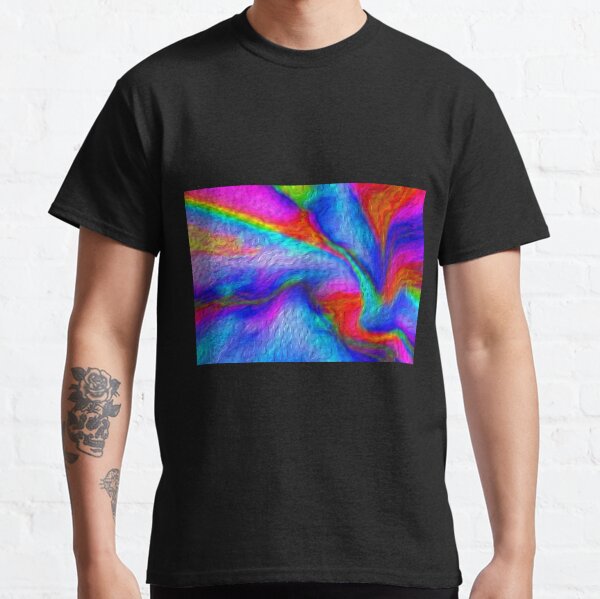 Rainbow Colours Abstract Classic T-Shirt
