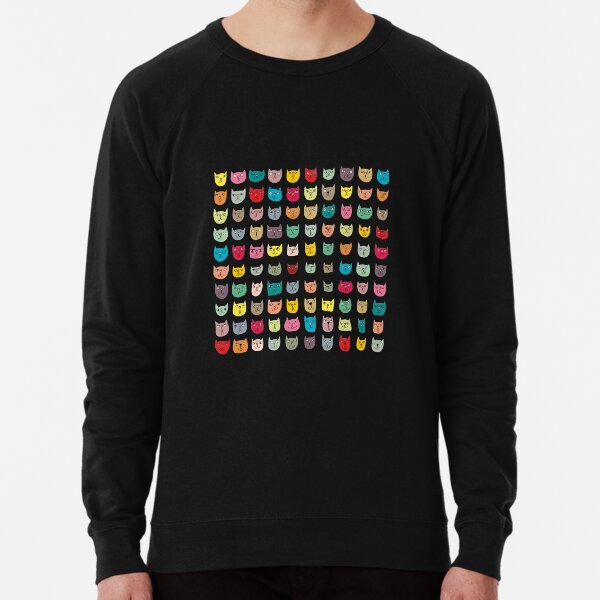 100 cats Lightweight Sweatshirt