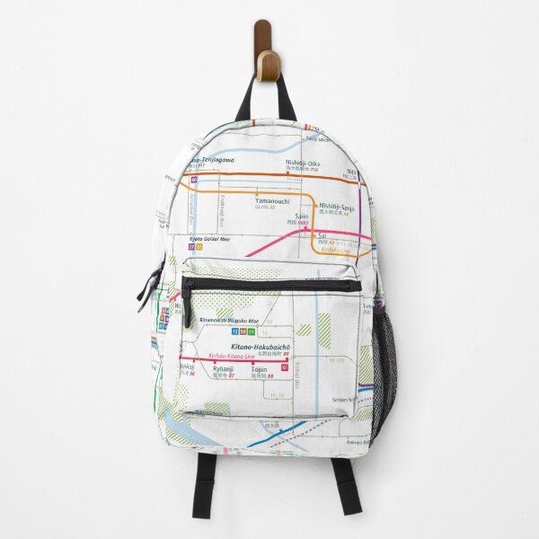 Item preview, Kyoto City Rail Map Square designed and sold by AnsgarVollmer.