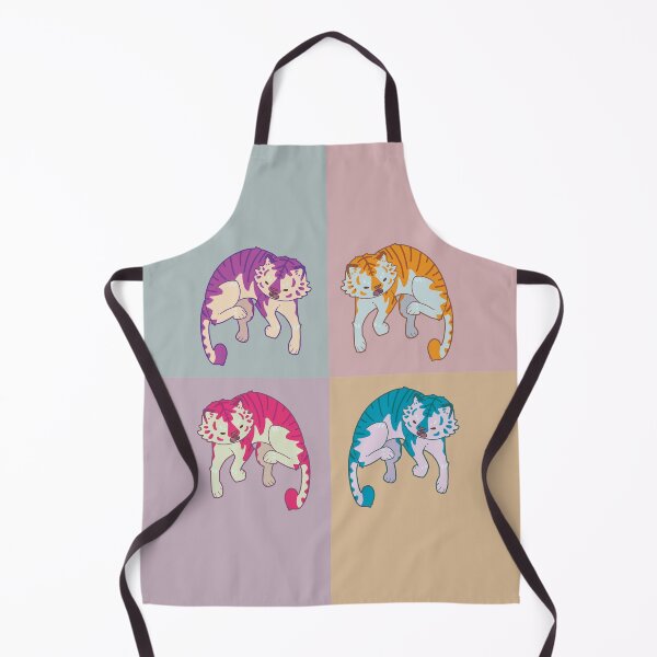 Item preview, Multicolored Jumping Tiger Pattern designed and sold by Elise Everett.