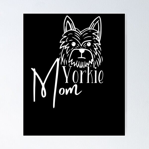 Item preview, yorkie mom, yorkie dog owner designed and sold by VeganAnimal.