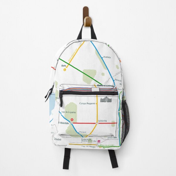 Item preview, Lisbon City Rail Map Square designed and sold by AnsgarVollmer.