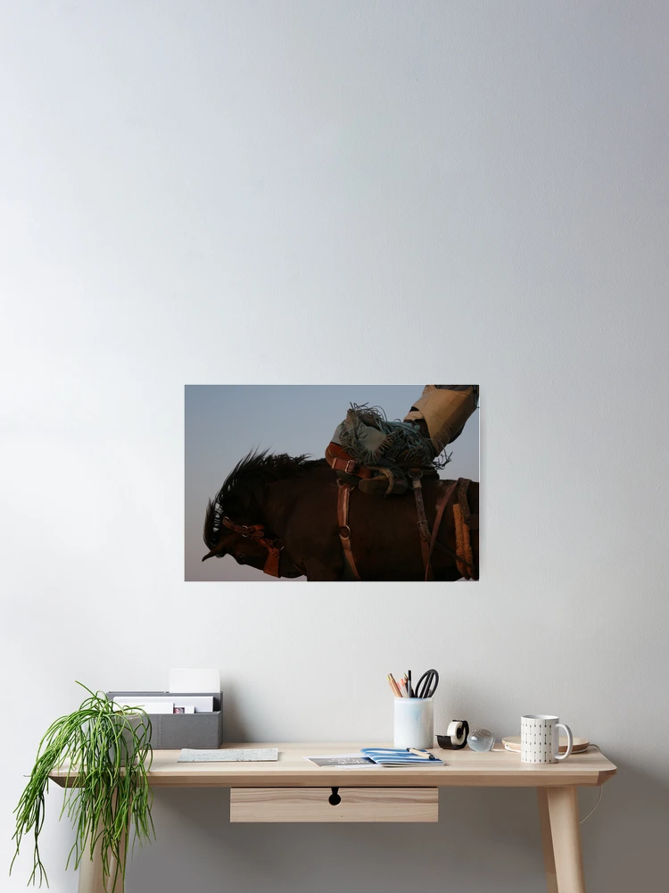 Thumbnail 2 of 3, Poster, Saddle Bronc Rider designed and sold by Rodeo-Photos.